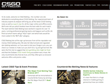 Tablet Screenshot of csgobetting.com